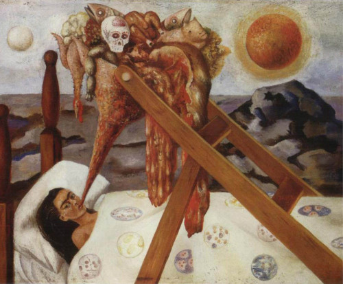 mysticsigns:  Frida Kahlo ♋ Cancer ♋ July 6, 1907“I tried to drown my sorrows, but the bastards learned how to swim, and now I am overwhelmed by this decent and good feeling.” — Frida Kahlo
