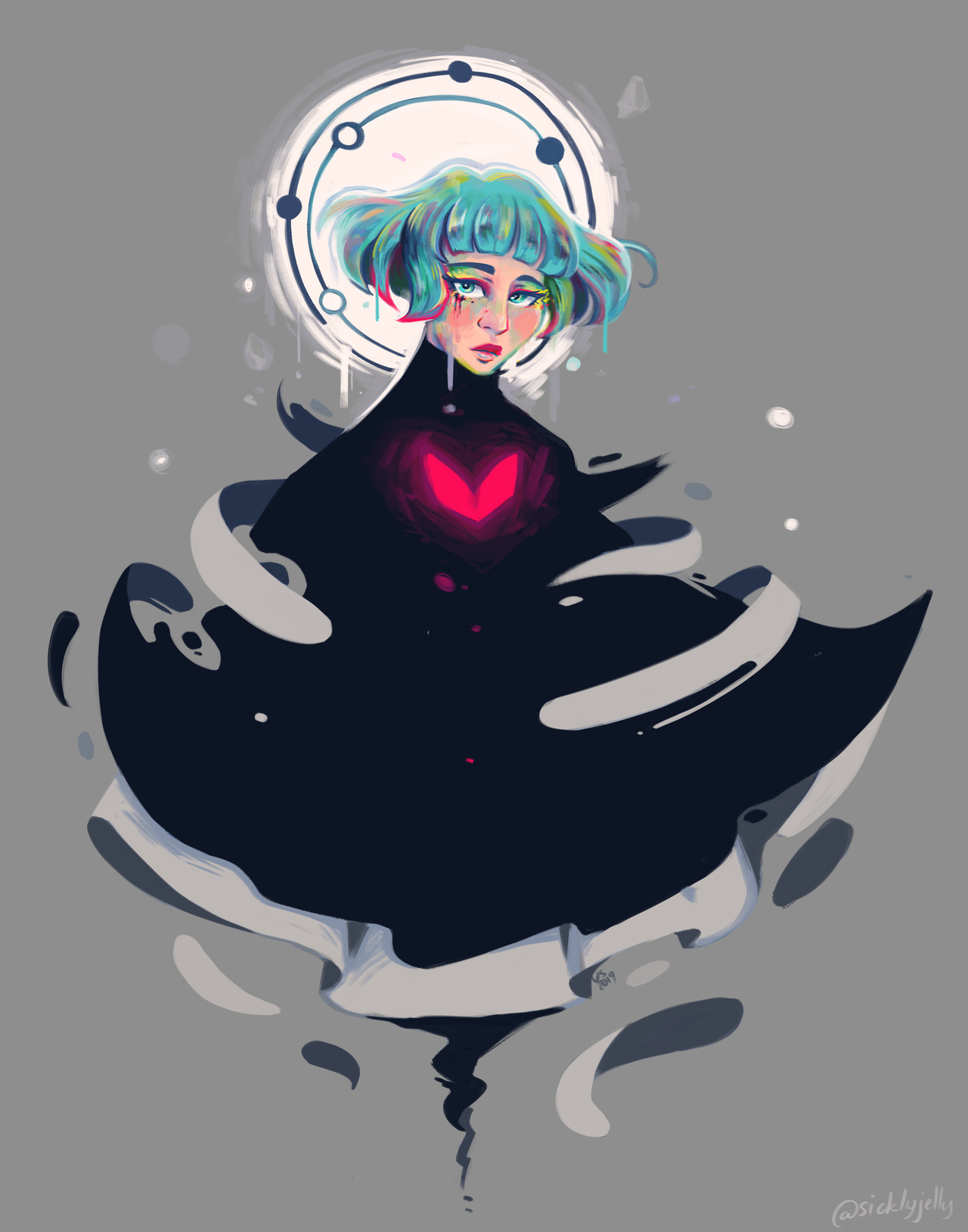 sicklyjelly:  mmmm finally played GRIS and goshhhhh how beautiful 🖤✨