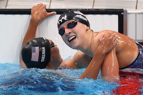 yudarvish: Katie Ledecky of Team United States reacts after winning the gold medal in the Women’s 15