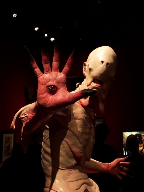 thought-balloon: I went to the Guillermo del Toro exhibit yesterday and died from all the haunting elegance.
