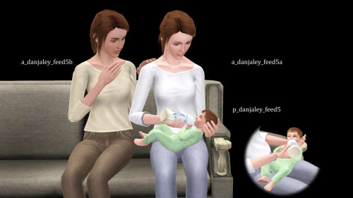 Posepack: Pregnancy and Feeding the BabyEvery time there is a baby in my story I make a new poseset.