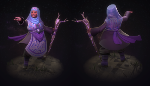 Please head over to the artstion post to get a 3D viewer and more detailed description! A fully rigg