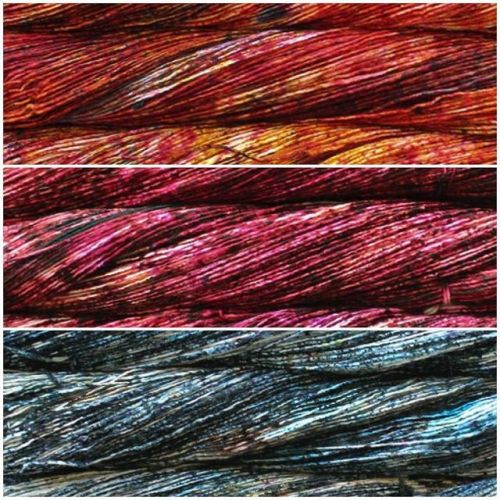 We have three new colors of Malabrigo Mechita plus a whole new yarn, Dos Tierras, in stock now at No