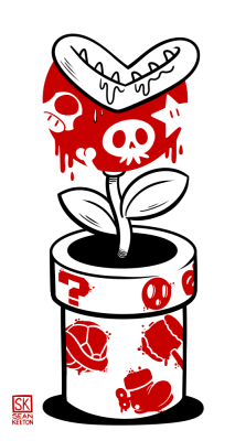 seankeeton:    A snapping Piranha Plant for