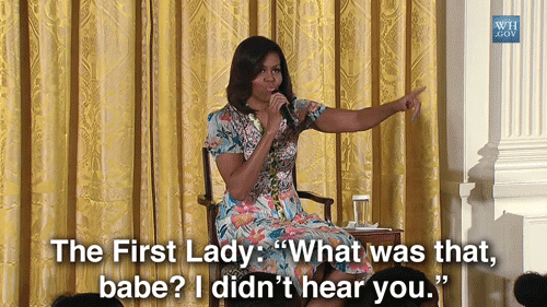 prepfordwife:  whitehouse:  “You guys are awesome. You really are. You’re very bright. And just remember, you can do anything that you put your mind to.” —The First Lady to kids celebrating Take Our Daughters and Sons to Work Day at the White