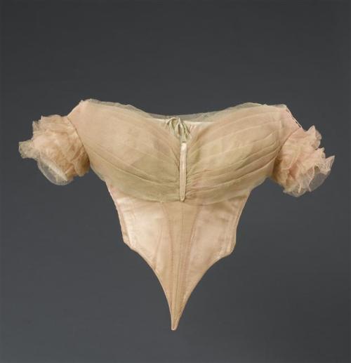 fripperiesandfobs: Evening bodice of Empress Eugénie, 1850’s From the Réun