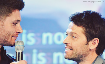 puppycastiel:  Do you ever cry because Dean and Cas just look so perfect together like,excusethehelloutofyou.… Wait a minute.