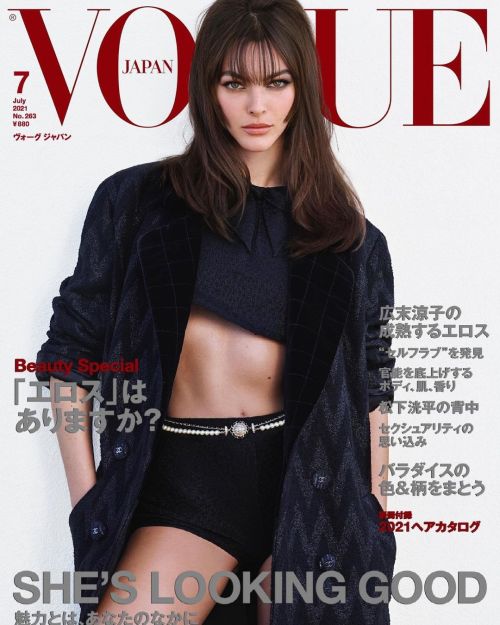 vittoriaceretti1: Vittoria Ceretti // Vogue Japan July 2021