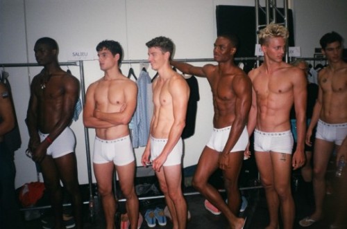 money-in-veins: Parke &amp; Ronen S/S 2014 (Backstage)