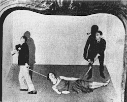 Scene from The Alfred Jarry Theatre and Public Hostility, directed by Antonin Artaud, 1927