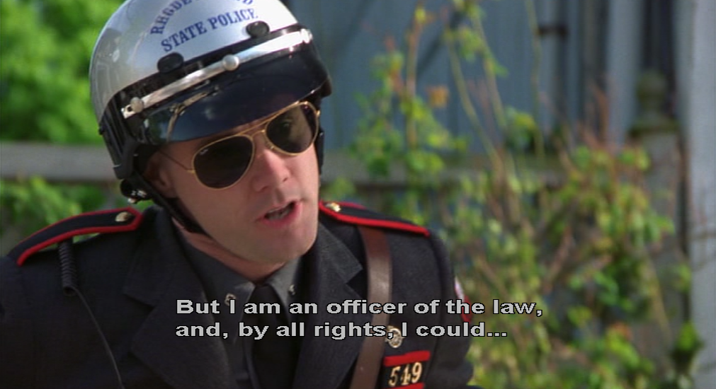 angelstills:  Me, Myself &amp; Irene (2000)  me at every cop i&rsquo;ve crossed