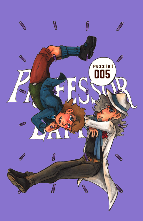 Professor Layton 100! parody of the season one dvd covers for mob psycho 100also happy 15th annivers