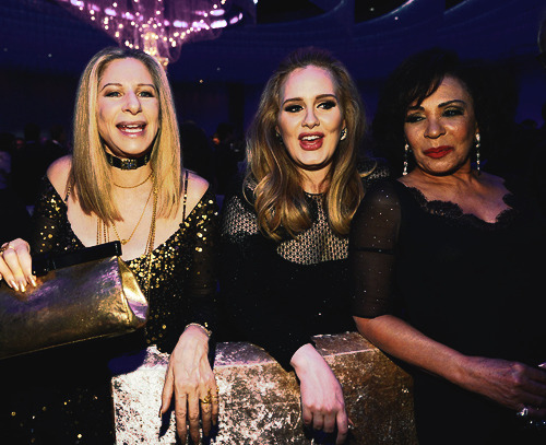 survivachick-blog:  The legends that are Barbara Streisand, Adele and Shirley Bassey 