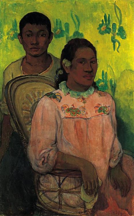 Tahitian Woman and Boy, Paul Gauguin, 1899