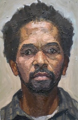 Self Portrait by Houston painter Sedrick