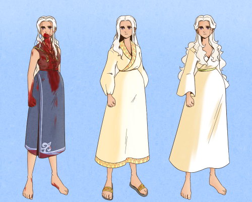 aegontheconquerorwithteats: DAENERYS TARGARYEN’S OUTFITS IN A GAME OF THRONESLast September, I