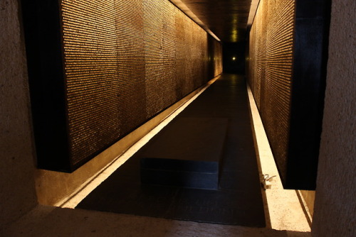 Connecting the dots.The crypt in the Mémorial des Martyrs de la Déportation, decorated