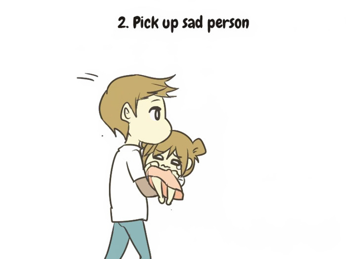 girlfloor:awesome-picz:  How To Take Care Of A Sad Person. Follow us: https://www.facebook.com/foto2015/Need