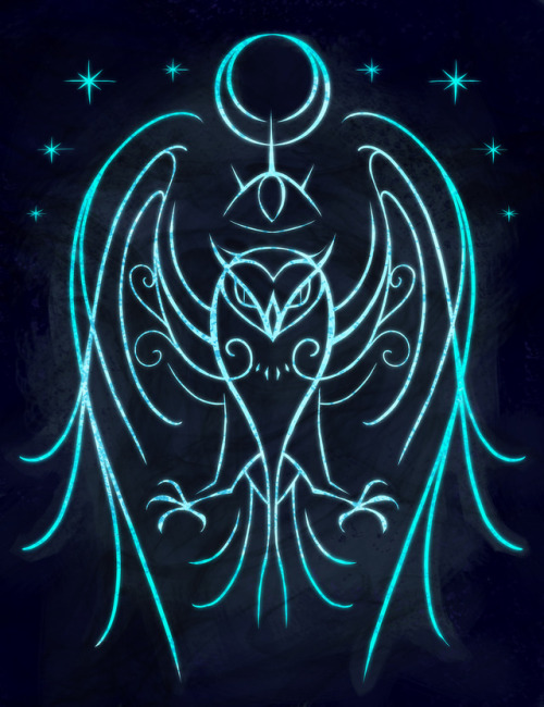 sigilseer:Sigil to Invoke Owl Magic For anyone who has an owl familiar or who wants to enhance owl