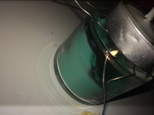 gardednwitchvibes:So these are ones it started to melt. i blew the candle out and addled lavender fe