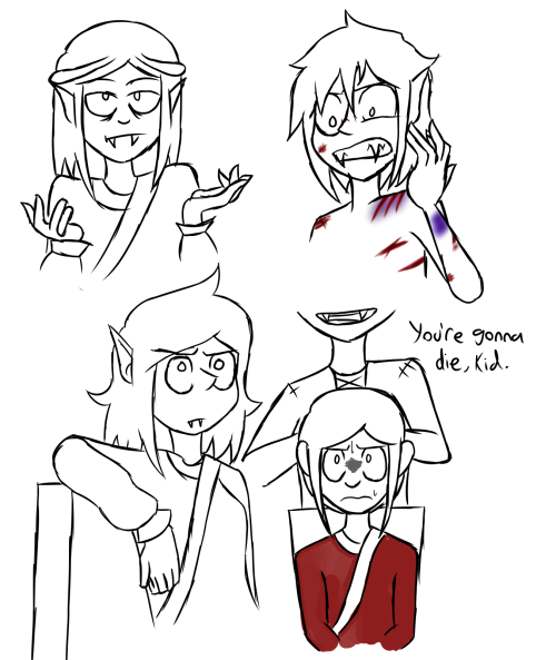 depressed-gay-microwave:Lazy Serana drawings