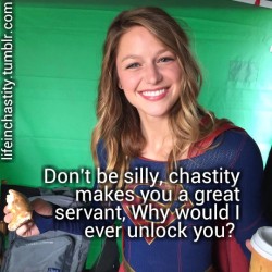 lifeinchastity:  Melissa Benoist 