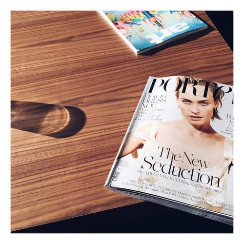 Easy morning &hellip;. #magazines #morning #weekend #artmagazine #portermagazine #walnut #home