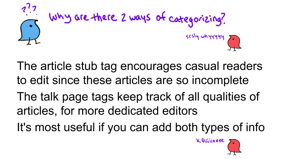 Guide to Linguistics Stub Sorting on Wikipedia Have you wanted to get in on the #lingwiki editing fun but you don’t know much about linguistics? Editors often look through lists of stubs to find articles to edit, so stub sorting helps get these...