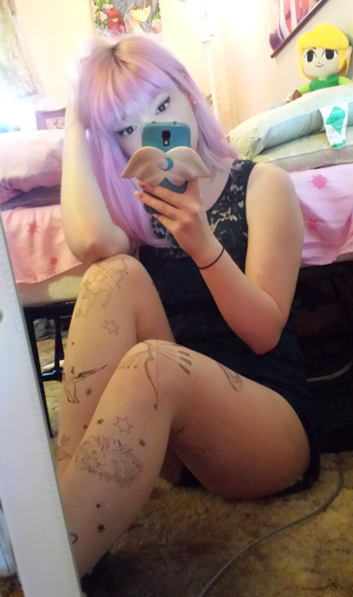 yusukeurameshi:  * wears constellation tights to class to show how much i love astronomy