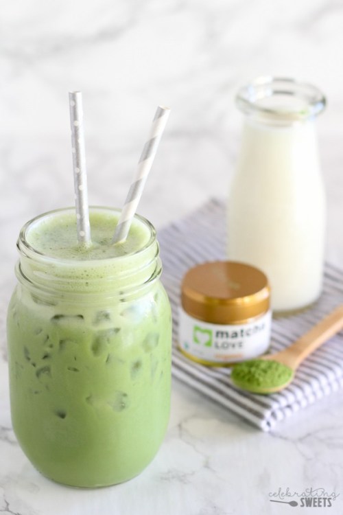 Iced Matcha Green Tea Latte