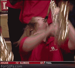 chelseyray:  orangemuses:  nosdrinker:  showdown  rutgers represent  rutgers obviously winning  That competitor&rsquo;s form is weak.  Kurt wins this round.