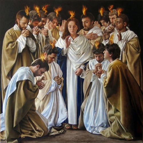 by-grace-of-god:“The Church needs her perennial Pentecost. She needs fire in her heart, words 
