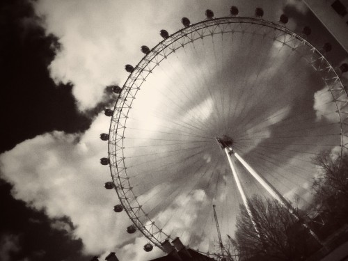 London Eye ~ Cloudy Vision