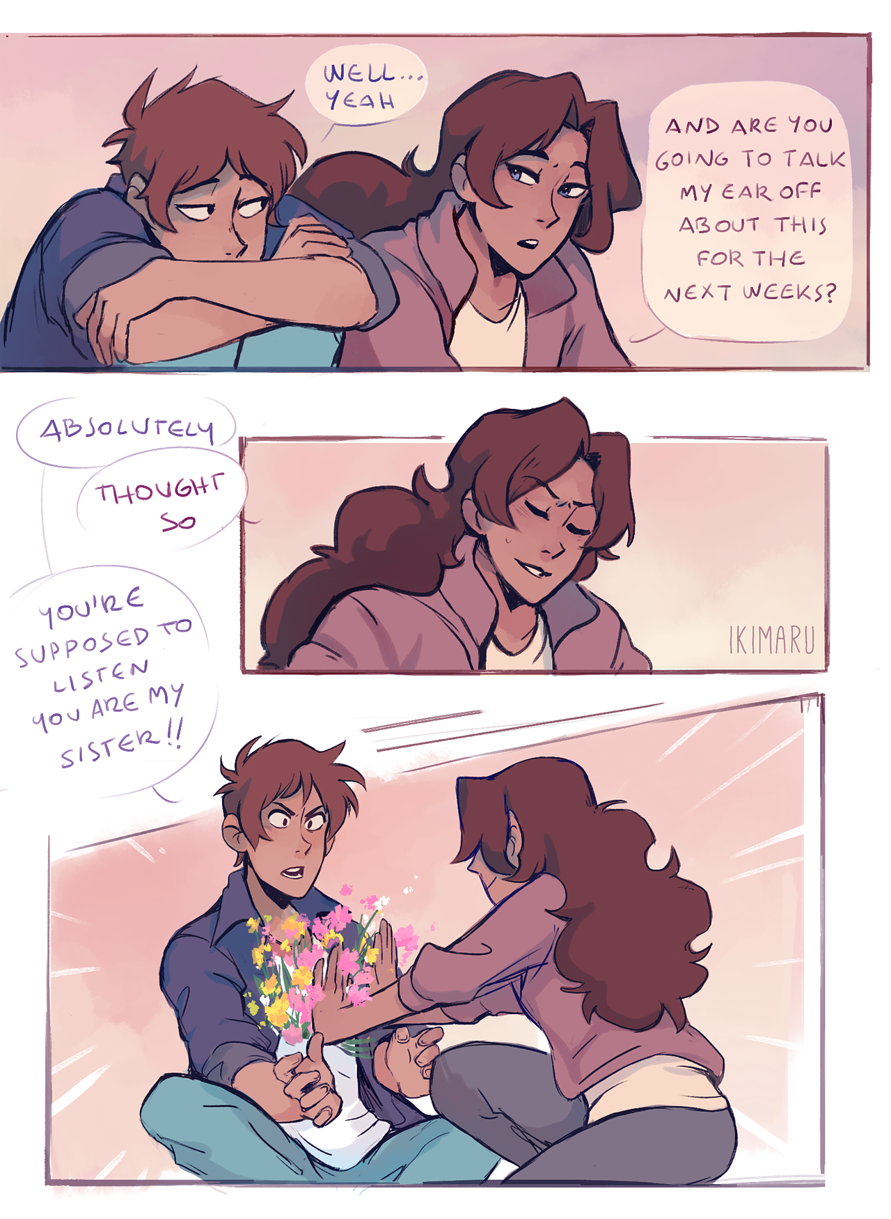 part 5 in which Lance is still thinking about it and Rachel has no time for that(she’s