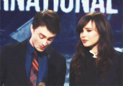 daniel radcliffe and ellen page present at the indie spirit awards 2013.So this is how it looks like