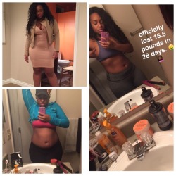 unknownwonderful:  leahfromthenorthwest:  unknownwonderful:  28 days later… Cleanse went amazing down 15.6 pounds. I’m ready to lose more man! Thanks to all that have been for me during the process! 💁🏾💪🏾💕  So what was your process bc