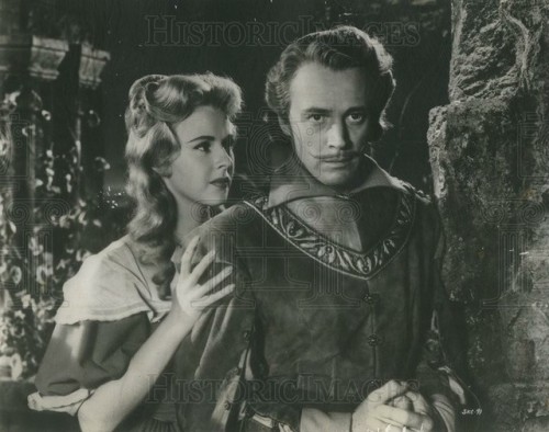 Mala Powers and William Prince in Cyrano de Bergerac (1950)