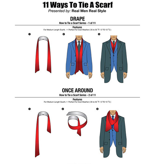 voyagebysexualdiscovery:  onfire40:  magiccharlie:  onfire40:  nevver:  How To Tie A Scarf Chart  Because, well, first world problems.  This is incredibly important  I love you! Lol  Saw this in Europe everyday …. Nice