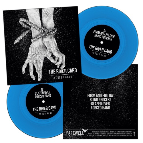 beyondhelp:Layout I illustrated and designed for The River Cards new 7” ‘Forced Hand’ which is out