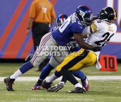 Nflhuskerspics:  New York Giants Cornerback Prince Amukamara  (Via Usa Today Sports