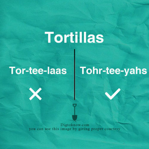 itsdivaduh:  raytwin:  innocenttmaan:  Lifestyle website “Dig To Know” has come up with a useful guide that clears up the common mispronunciation of some food names.  Ok I’ve been mispronouncing hummus, buffet, and bruschetta. Why hasn’t anyone