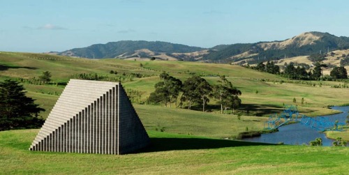 archatlas:  Pyramid Sol LeWitt  Images via Gibbs Farm 
