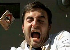 theresnewsray:  Dan’s face in SMG’s Mousetrap Chain Reaction in Slow Motion (x) 