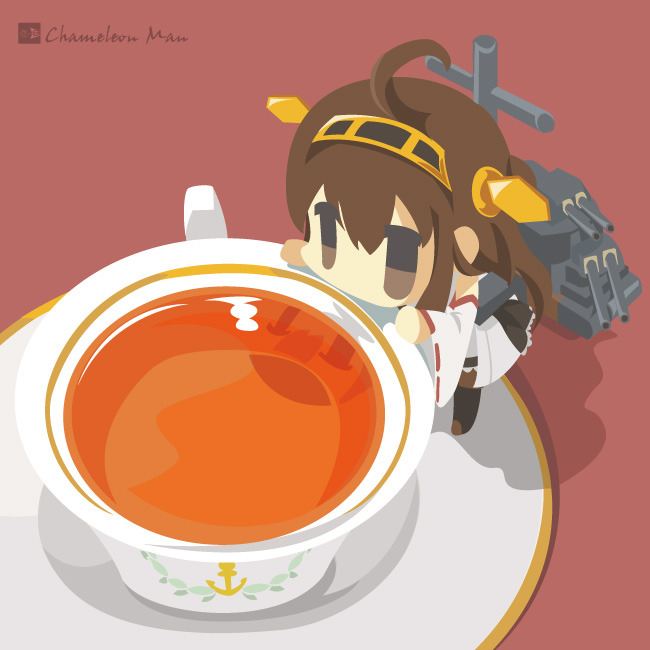 floorwildcat:
“ mashiro:
“ 「kan colle(3)」/「カメレオンマン」の漫画 [pixiv]
”
#chibi #Atago gazing longingly at tea! #kancolle #vector
”
Kongou desu~ /facepalm.mp4