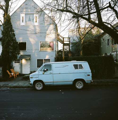 van-life: Model: Ford Econoline Location: Portland, Oregon Photo: Foster Huntington