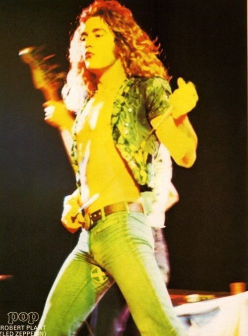 mymindlostmefan:Robert Plant - Led Zeppelin1973 poster, pop magazine Germany