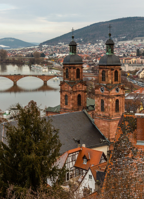 willkommen-in-germany:Die Jakobuskirche in Miltenberg, Bayern (Bavaria), Southern Germany