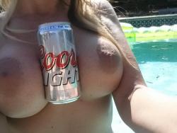 big-teen-tits:  Exactly how I like my beer