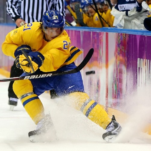 Loui recorded a goal in Sweden’s 2-1 victory over Finland, which advanced them to the gold medal game. #NHLBruins #Sochi2014