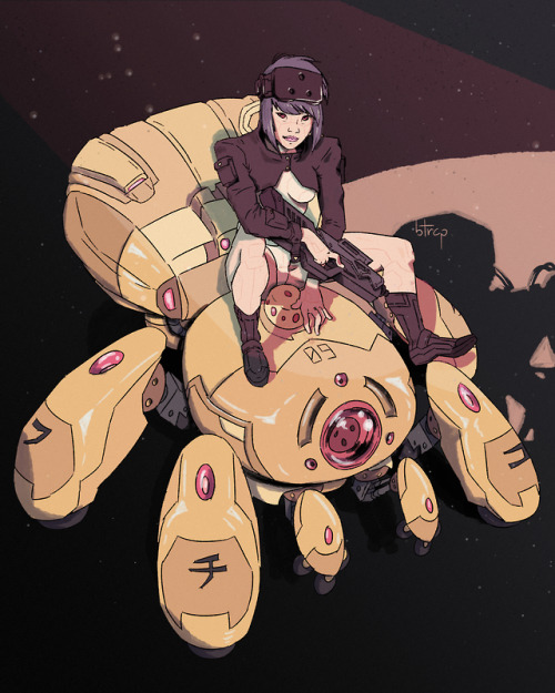 major motoko kusanagi & fuchikoma 09 // my linktree